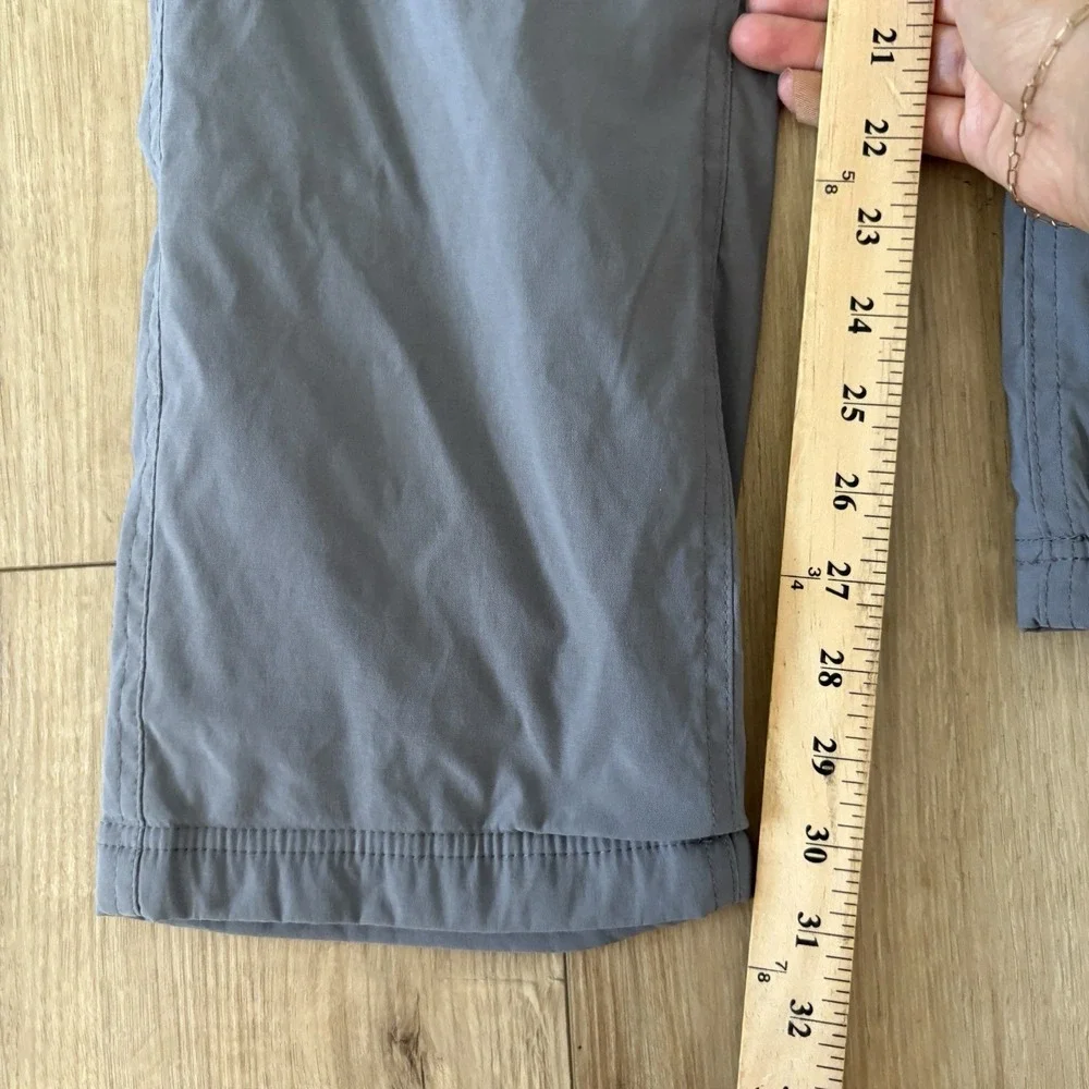 Eddie Bauer WR Fleece Lined Rainier Pants Womens Small Graphite Gray Stretch
